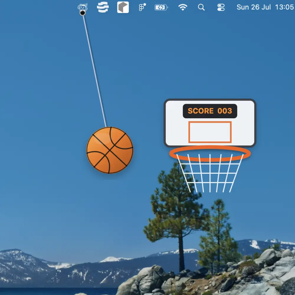 DeGenerate Apps Fidget Basketball mini-game artwork